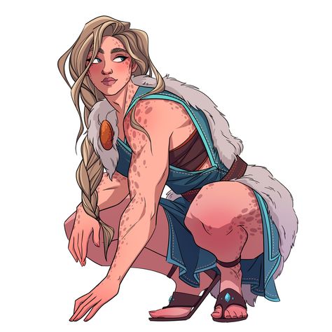 Barbarian Pose, Dnd Barbarian Character Design, Selkie Character, Tavern Maid, Female Barbarian, Barbarian Dnd, Contemporary Portraiture, Barbarian Woman, Dnd Npc