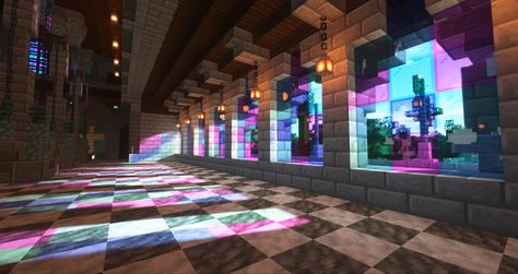 Minecraft Stain Glass Window, Minecraft Stain Glass Design, Minecraft Stained Glass Window Designs, Minecraft Stained Glass Window, Stained Glass Minecraft, Minecraft Stained Glass Designs, Stained Glass Interior, Minecraft Cool, Interior Minecraft