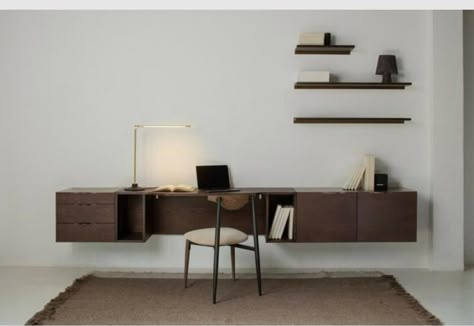 Home Office Organization, Apartment Interior, Organizing Your Home, Table Storage, 인테리어 디자인, Luxury Furniture, Interior Details, Credenza, Furniture Making