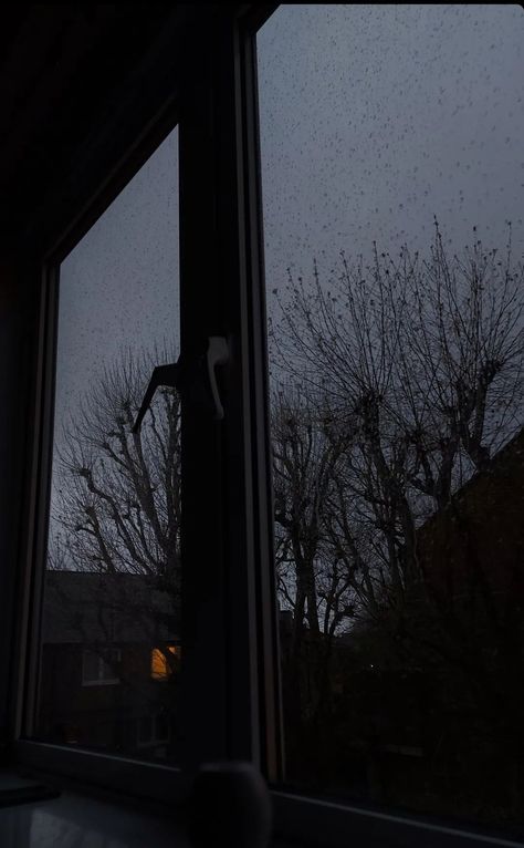 Rainy Window Aesthetic Night, Rain Window, Rainy Window, Cozy Rainy Day, Night Rain, Rainy Day Aesthetic, Rainy Morning, Raining Outside, Dark Nature Aesthetic