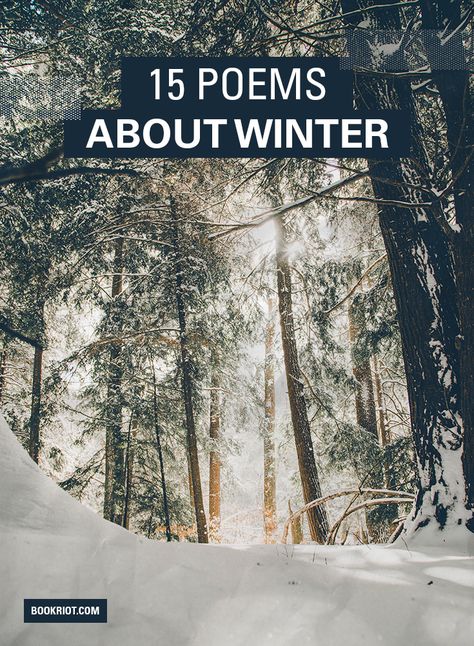 15 Reflective Winter Poems For Cold Nights | BookRiot.com | #winter #poems #poetry Poems About Winter, Winter Poems For Kids, Snow Poems, Christmas Concert Ideas, Nature Poems, Winter Poetry, Animal Poems, Nature Poetry, Class Themes