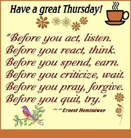 Thought of the Day! | This is Another Story Happy Thursday Morning, Thursday Inspiration, Thursday Greetings, Goodnight Wishes, Have A Great Thursday, Morning Thursday, Thursday Humor, Good Morning Happy Thursday, Happy Thursday Quotes