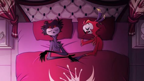 Blitz And Stolas, Lucifer X Alastor, Im A Loser, Hell Of A Boss, Boss Series, Hotel Trivago, Helluva Boss And Hazbin Hotel, Vivziepop Hazbin Hotel, Hazbin Hotel And Helluva Boss