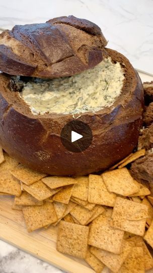 Knorrs Vegetable Spinach Dip, Spinach Dip In Pumpernickel Bread Bowl, Hot Spinach Dip In Bread Bowl, Houston’s Spinach Dip, Cold Spinach Dip Recipe Knorr, Knorr Spinach Dip, Spinach Dip, Dip Recipes, Appetizers Easy