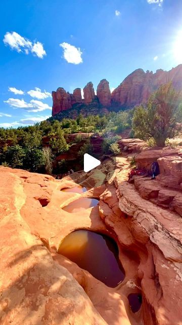 RICARDO |📍Arizona | Travel + Hiking + Outdoors on Instagram: "𝐌𝐔𝐒𝐓 𝐃𝐎:📍Seven Sacred Pools via Soldier Pass Trail in Sedona, Arizona 😯😍

[‘𝗦𝗔𝗩𝗘’ 𝗽𝗼𝘀𝘁 𝗳𝗼𝗿 𝗽𝗹𝗮𝗻𝗻𝗶𝗻𝗴 𝗹𝗮𝘁𝗲𝗿]:
🏜️1.1 miles out and back (~26 minutes avg to complete)
🏜️Generally considered an easy route 
🏜️In the same trail, you can view the Seven Sacred Pools, Devil’s Kitchen Sinkhole, and the Soldiers Pass Cave along the way
🏜️Parking for this trail is limited, so go early or on a week day if possible
🏜️This trailhead does not open until 8 AM. The parking area closes at 6 PM. If users visit outside of that timeframe, there is no parking in the neighborhood, and vehicles may be towed
🏜️Dogs are welcomed, but must be leashed 
🏜️NOTE that Thursday-Sunday this parking lot is closed and you wil Parking Area, California Trip, No Parking, Arizona Travel, Travel Hiking, Sedona Arizona, The Neighborhood, Parking Lot, California Travel