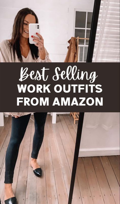 Casual work outfits from amazon, my favorite amazon work outfits for 2021, work outfit ideas from amazon. Casual Legging Work Outfits, Office Dresses For Women 2023, Women’s Dressy Casual Outfits, Spring Dressy Outfits Women, Work Outfit Spring 2023, Business Casual Leggings Outfit Summer, Early Fall Work Outfits For Women, Leggings Professional Outfits, Return To Office Outfit