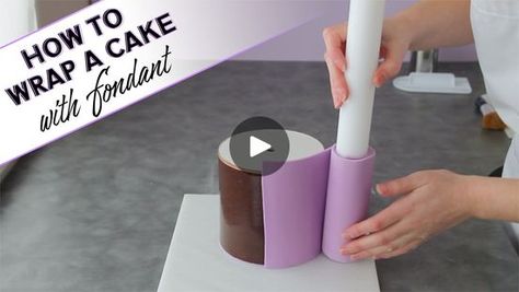 131K views · 117 reactions | How to Wrap a Cake with Fondant | A short video showing how I wrap cakes in fondant using my upside-down wrapping method, for super clean joins and lovely sharp edges 🔪 This is actually... | By Sweetness and Bite | Facebook Cake Wraps, Cling Wrap, Tall Cakes, Super Clean, Upside Down, Use Me, Fondant Cake, Fondant Cakes, Fondant