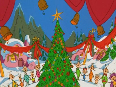 Christmas Tree Cartoon, Christmas Tv Shows, Tree Cartoon, Christmas Movies On Tv, The Grinch Movie, Whoville Christmas, Best Christmas Movies, Classic Christmas Movies, The Grinch Stole Christmas