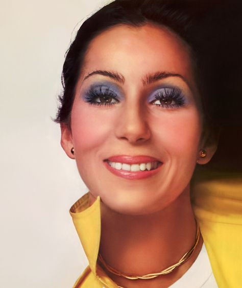 A 1970s Time Capsule from #AtoZChallenge – C is for Cher | IF I ... Cher 70s Makeup, Cher Makeup, Cher 1970s, 70’s Makeup, 70s Disco Makeup, 70s Makeup Look, 70s Cher, 70s Hair And Makeup, 1970s Photos