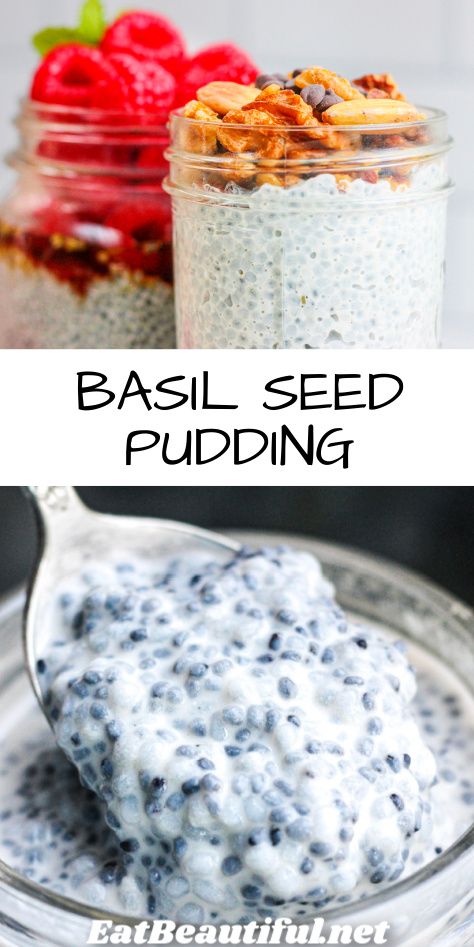 Gluten Free Lectin Free Recipes, Basil Seed Recipes, Zen Basil Seed Recipes, Basil Seed Pudding, Basil Seeds Recipe, Dr Grundy, Gundry Diet, Chia Recipes, Lectin Free Diet