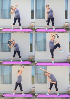 Diary of a Fit Mommy | 8 Moves to Work Your Love Handles During Pregnancy | http://diaryofafitmommy.com Workout Morning, Pregnancy Diary, Fitness Home, Prenatal Workout, Mommy Workout, Pumping Moms, Fitness Challenge, Pregnant Mom, Belly Fat Workout