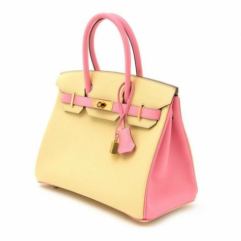 Rare Birkin, Pink Birkin, Hermes Collection, Rose Confetti, Pastel Bags, Birkin Bags, Women's Bags By Usage, Luxurious Bags, Birkin 30