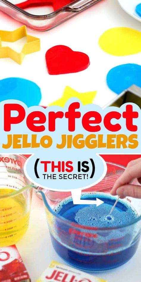 Jello Jigglers Recipe, Jello Jiggler, Finger Jello, Jello Jigglers, How To Make Jello, Summer Desserts Easy Healthy, Jello Dessert Recipes, Sugar Free Jello, Jello Desserts