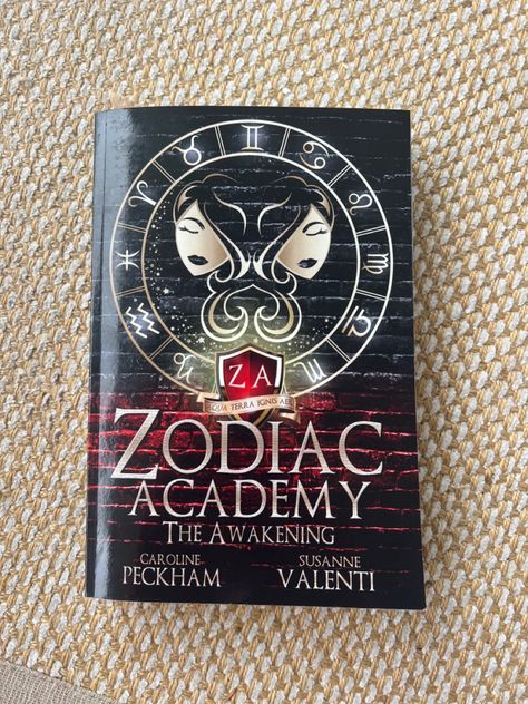 I jsut started this book! Everyone says it’s so good & addicting so I thought I’d give it a go ! Zodiac Academy The Awakening Book Cover, Zodiac Academy The Awakening, Zodiac Academy, Book Recommendation, The Awakening, Book Recommendations, Book Cover, Books