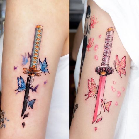 Demon Slayer Tattoo, Simbolos Tattoo, Slayer Tattoo, Kawaii Tattoo, Bff Tattoos, Cute Little Tattoos, Rosen Tattoo, Tatuaje A Color, Elegant Tattoos