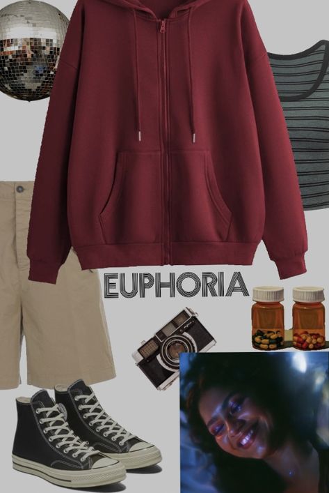 Rues Style Euphoria, Rue Euphoria Season 1 Outfits, Rue Bennet Style, Rue Euphoria Aesthetic Outfits, Rue Outfits Euphoria Ideas, Rue Euphoria Outfits Inspired, Rue Bennett Aesthetic Outfits, Euphoria Fashion Rue, Rue Bennett Outfit Ideas