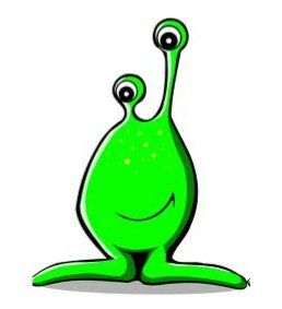 C.Elegans Project Wacky Wednesday, Alien Drawings, Cute Alien, Space Aliens, Theme Halloween, Free Clipart, Vector Drawing, Space Theme, Good Friday