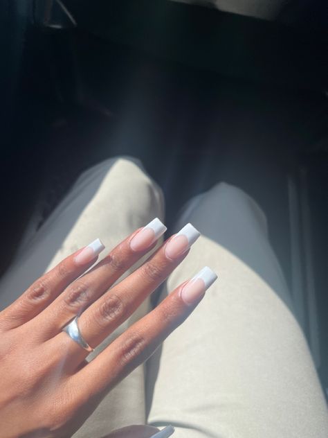 Low French Tip Nails, Tip Nails, Nails Inspo, French Tip Nails, Nail Tips, Nails Inspiration, Nail Inspo, Nails, Quick Saves