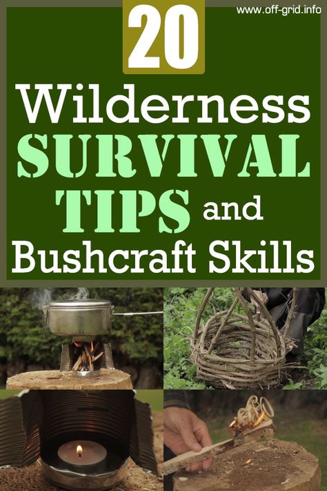 Wilderness Survival Tips, No Grid Survival Projects, Preppers List, Survival Skills Emergency Preparedness, Homesteading Tips, Diy Survival, Off Grid Survival, Living Off The Grid, Survival Ideas