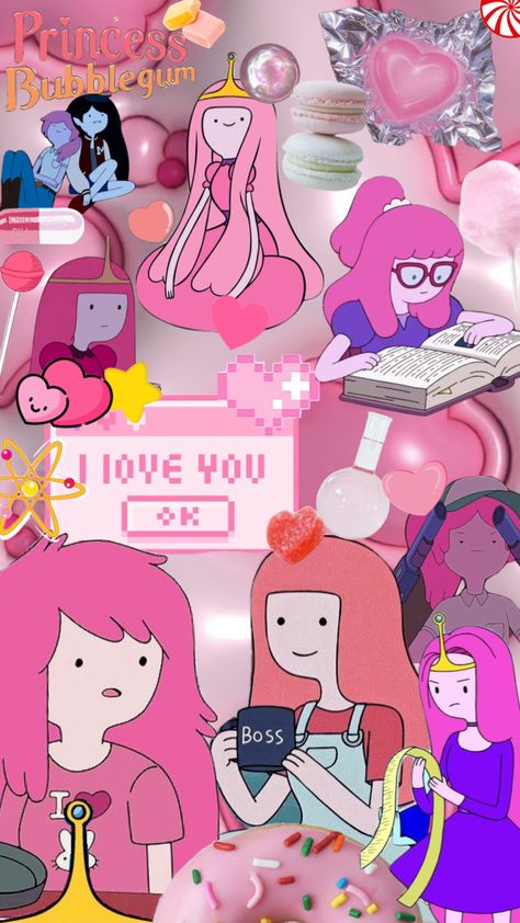 #princessbubblegum #adventuretime Adventure Time Princesses, Marceline And Bubblegum, Adventure Time Wallpaper, Adventure Time Cartoon, Evangelion Art, Princess Wallpaper, Princess Bubblegum, Adventure Time Art, Fantasy Concept Art