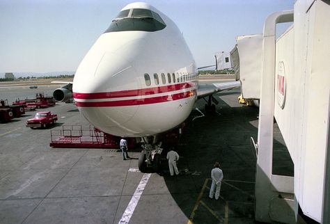 67-392 | los angeles, california 1975 trans world airlines b… | Flickr Trans World Airlines, Boeing 747, Vintage Photo, Los Angeles California, Airlines, Philippines, Aircraft, Foundation, Angeles