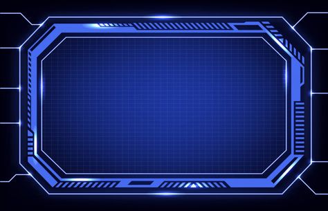 Abstract technology of hud ui gui futuri... | Premium Vector #Freepik #vector #background #abstract #technology #blue Screen Savers Wallpapers Backgrounds, Sci Fi Background, Future Technology Concept, Background For Powerpoint Presentation, Cracked Wallpaper, Frame Technology, Abstract Futuristic, Sci Fi Games, Certificate Background