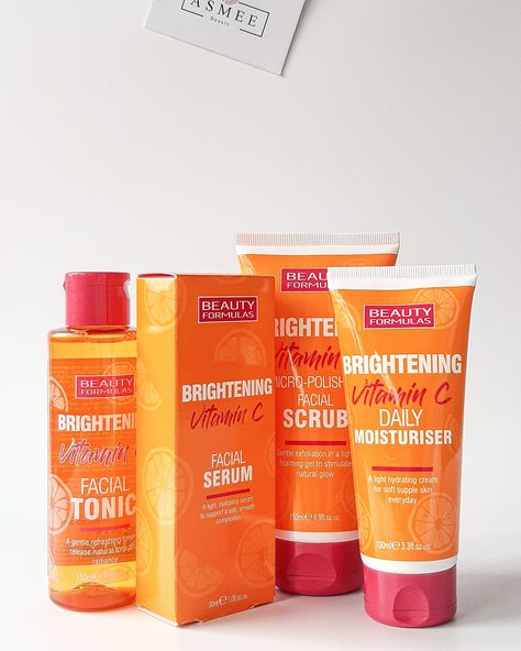 BEAUTY FORMULAS BRIGHTENING VITAMIN C BUNDLE - ASMEE BEAUTY Beauty Formulas Brightening Vitamin C, Caro White, Vitamin C Face Wash, Vitamin C Brightening Serum, Skin Lightening Soap, Brightening Skincare, Skin Tonic, Beauty Formulas, Kaftan Designs