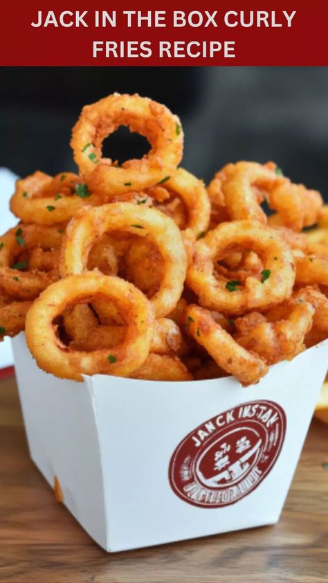 Jack In The Box Curly Fries, Curly Fries Recipe, Diner Food, Seasoned Fries, Wedges Recipe, Chili Cheese Fries, Onion Ring, Best Fast Food, Fast Food Items