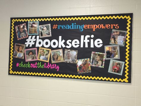 Staff Favorite Books Bulletin Board, June Library Bulletin Board, What Are You Reading Bulletin Board, Book Report Bulletin Board, Read A Thon Fundraiser Bulletin Boards, Book Month Bulletin Boards, School Library Entrance Ideas, Book Week Bulletin Board Ideas, Return Your Library Books Bulletin Board