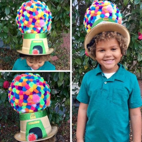 Gumball Machine Hat, Easter Hat Parade, Diy Gumball Machine, 100th Day Of School Crafts, 100 Day Of School Project, Crazy Hat Day, Silly Hats, Easter Hats, Hat Day