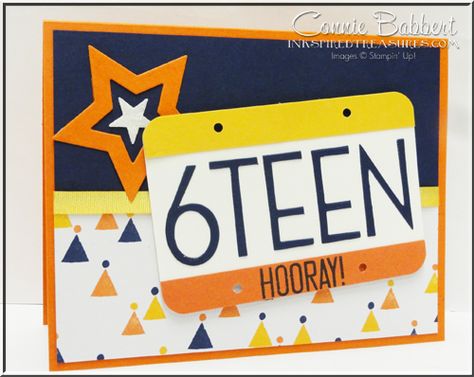 Birthday Card For Teen Boy, 16th Birthday Cards For Boys, 16th Birthday Card Ideas, Teenage Cards, For Birthday Card, Boy 16th Birthday, Stampin Up Birthday Cards, 16th Birthday Card, Cool Birthday Cards