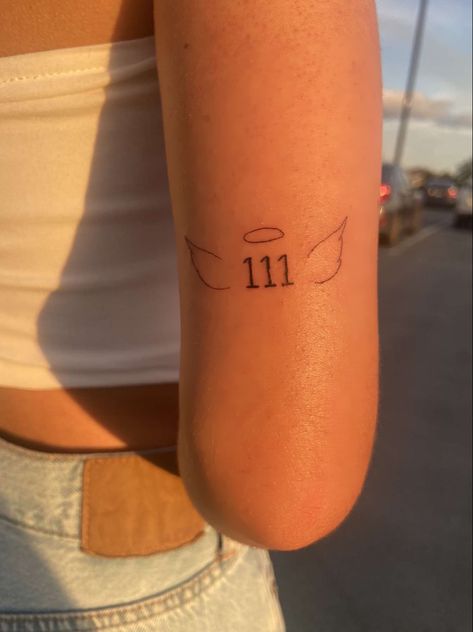 Hidden Angel Number Tattoo, 111tattoo Ideas, Angel Number 111 Tattoo, 111 Angel Number Tattoo, Tattoo Angel Numbers, 11:11 Tattoo Ideas, 111 Tattoo Ideas, Angel Numbers Tattoo, 111 Tattoo