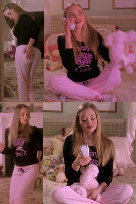 Karen Smith Outfit Ideas, 90s Pink Aesthetic Outfits, Regina George Outfit Ideas, Karen Mean Girls Outfit, Karen Smith Outfit, Karen Smith Aesthetic, 90s Pink Aesthetic, 00’s Fashion, 2000s Fashion Aesthetic