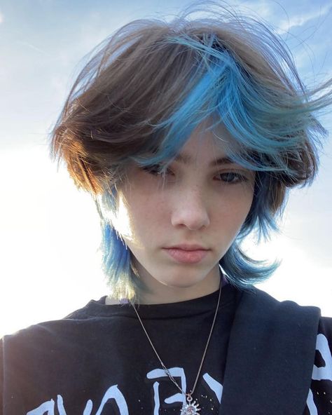 E Girl, Fairy Core, Blue Hair, Fashion Inspiration, Hair, On Instagram, Blue, Black