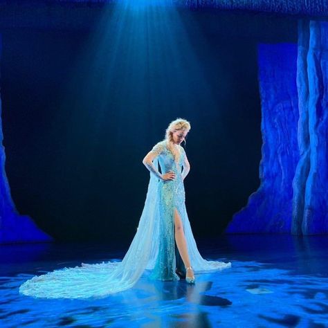 Frozen Broadway, Frozen On Broadway, Frozen Musical, Frozen Pictures, Frozen Heart, Disney Princess Frozen, Theatre Costumes, Broadway Musical, Theatre Kid