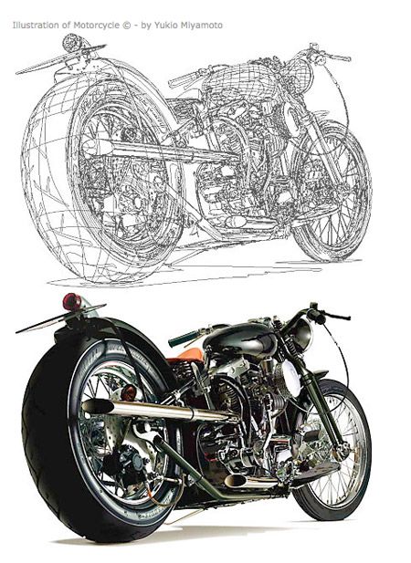 Gradient mesh motorcycle Vector Architecture, Mesh Tool, Bike Drawing, Harley Davidson Art, Technical Illustration, Adobe Illustrator Tutorials, Training Materials, Photorealism, Illustrator Tutorials