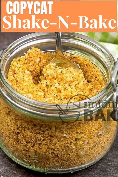 Chicken And Pork Recipes, Chicken Shake And Bake, Homemade Shake And Bake, Chicken Seasoning Mix, Shake N Bake Chicken, Chicken Seasoning Recipes, Baking Mix Recipes, Shake And Bake, Homemade Dry Mixes