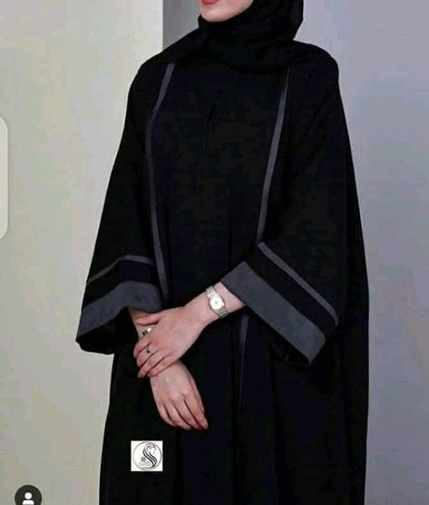 Black Abaya Designs Simple, Cotton Dress Summer Casual, Simple Abaya Designs, Burkha Designs, Burqa Designs, Simple Abaya, Black Abaya Designs, Abaya Designs Latest, Abaya Black