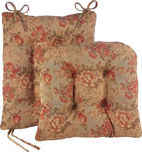 Gripper Jumbo Rocking Chair Cushions, Somerset Tapestry - Walmart.com Rocking Chair Outdoor, Comfy Furniture, Rocking Chair Pads, Rocking Chair Cushion, English Homes, Rocking Chair Cushions, Patio Furniture Cushions, Chair Outdoor, Tapestry Fabric