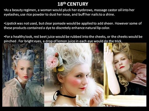 Mary Antoinette Aesthetic, 1800 Makeup, 19th Century Makeup, 1800s Makeup, 18th Century Makeup, Marie Antoinette Makeup, Marie Antoinette Hair, Victorian Makeup, Vintage Makeup Vanities