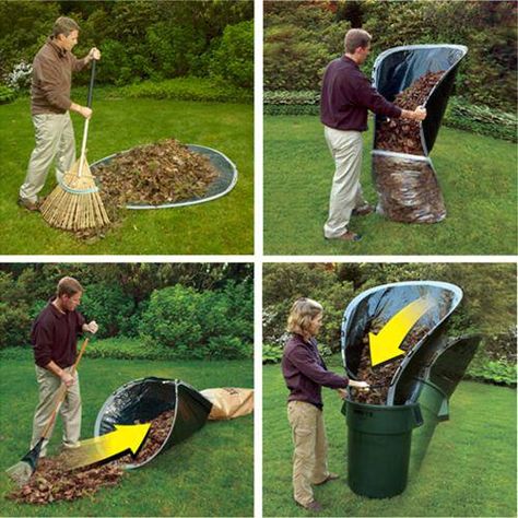 Yard Hacks, Raking Leaves, Yard Waste, Yard Work, Veggie Garden, Lawn And Garden, Backyard Decor, Permaculture, Lawn Care