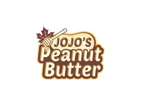 Jojo s Peanut Butter by MD Bodiuzzaman Peanut Butter Logo, Bakery Logo Inspiration, Butter Logo, Logo Inspiration Vintage, Peanut Butter Brands, Adventure Logo, Family Logo, Bakery Branding, Beautiful Logos Design