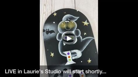 LIVE in Laurie’s Studio 8/26/2020 | Paint a Spooky Long Board!  Free pattern at: www.lauriespeltzcreativeclassroom.com | By Laurie Speltz, The Creative Coach | Hello everyone welcome and we  Hello everyone welcome and we 
are live finally back in the  are live finally back in the 
studio. I missed you guys and  studio. I missed you guys and 
there I am flat here in all  there I am flat here in all 
welcome everybody today has  welcome everybody today has 
been a busy day kinda catching  been a busy day kinda catching 
up and I welcome everybody. And  up and I welcome everybody. And 
let’s see when you come on in  let’s see when you come on in 
first of all if you don’t know,  first of all if you don’t know, 
I’m Laurie Seltzer, creative  I’m Laurie Seltzer, creative 
coach and I’m live in Laurie Speltz, I Miss You Guys, Long Board, Busy Day, In The Studio, I Miss You, I Missed, Hello Everyone, The Studio