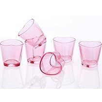 Soju Alcohol, Cute Shot Glasses, Cups And Glasses, Pink Shot, Bar Cart Accessories, Pink Bar, Shot Cups, Western Theme Party, Heart Glasses