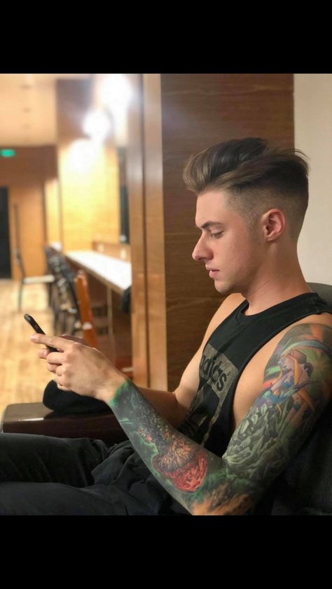 Luke Holland, The Word Alive, East Germany, Tattoo Sleeve, Music Love, Sleeve Tattoos, Holland, I Hope, Tattoos