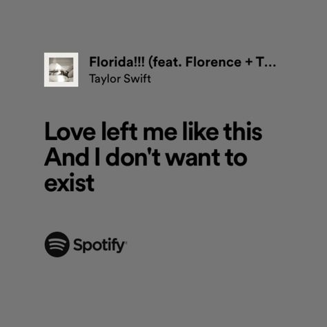 taylor swift, the tortured poets department florida!!! lyrics Long Widget Taylor Swift, Florida Lyrics Taylor Swift, Florida Taylor Swift, Taylor Swift Lyrics Love, The Tortured Poets Department Lyrics, Nothing New Taylor Swift, Lyrics Widget, Swiftie Core, Taylor Quotes