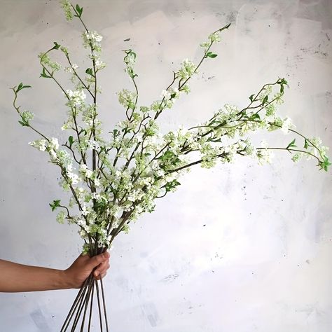 Faster shipping. Better service Branch Centerpieces, Tall Glass Vase, Faux Branches, Artificial Branches, Wedding Home Decoration, Blossom Branch, Tall Flowers, Willow Branches, Floral Branch