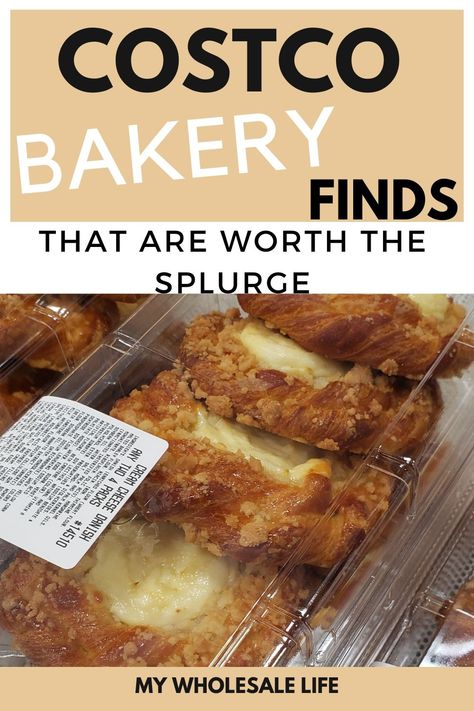 Costco has a great bakery, but is it worth the cost? As a mom of four kids I usually don't have it in the budget. But I can squeeze these ones in because they are worth every penny at Costco.  #costco #costcomom #tips #frugal #breakfast #wholesale #mywholesalelife Costco Breakfast Ideas, Costco Brunch Ideas, Costco Brunch, Continental Breakfast Ideas, Frugal Breakfast, Costco Appetizers, Costco Bakery, Cheap Breakfast, Costco Membership