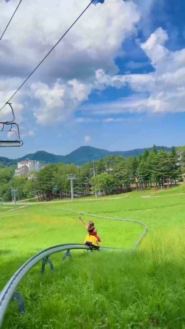 Korea Mountain, Mountain Coaster, Victoria Paris, Switzerland Mountains, Photo Zone, Korea Travel, Ride On, Dream Destinations, Ski Resort