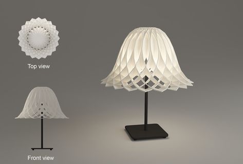 Contest Entry #99 for Q.Qute 3D Print Lamp Shade Design Contest 2016 Summer 3d Print Lamp, Ies Light, Lamp Shade Design, Shade Design, Lampshade Designs, 2016 Summer, 3d Printable, Contest Design, Summer 2016